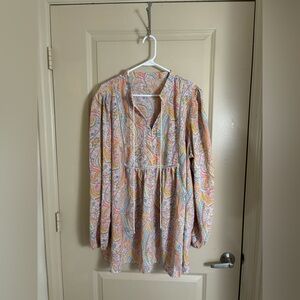 Multicolor Paisley Mini Dress